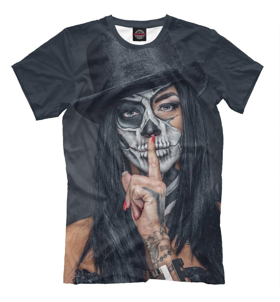 

Футболка унисекс Girl Skull Silence