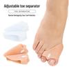 Adjustable Silicone Toe Separator & Corrector for Overlapping and Big Toe Alignment