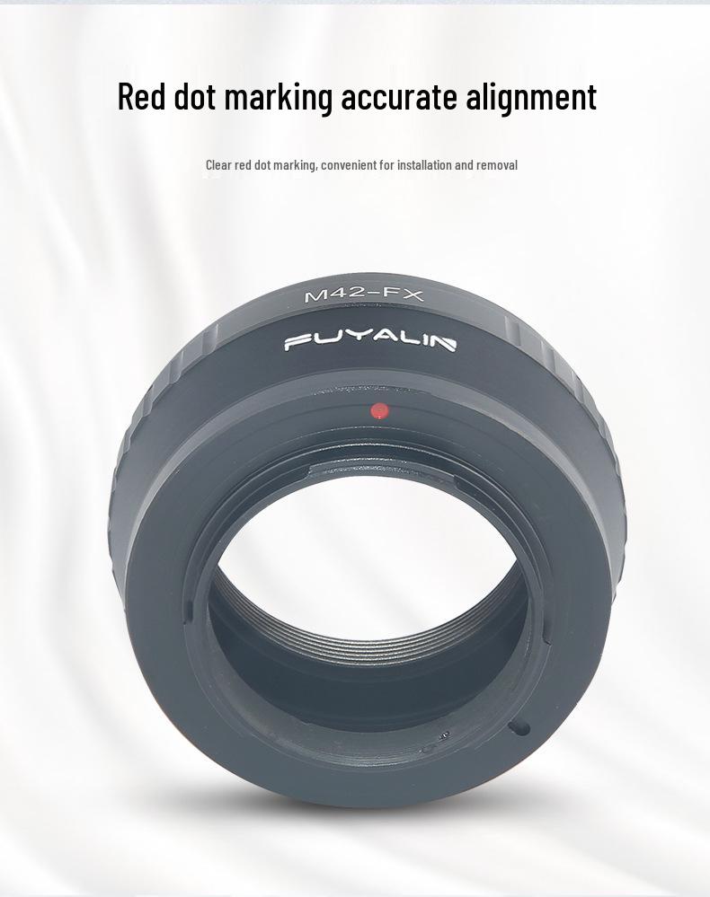 M42-FX Lens Adapter for Takumar M42 Lenses To Fujifilm X-H1, X-M1, X-A3 Mirrorless Cameras