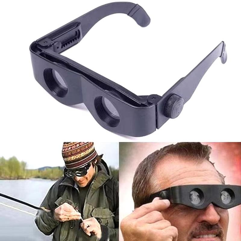 Professional Adjustable Focus Hands Free Fishing Binoculars Magnifier Glasses HD for Angling Bird Watching Outdoor Recreation