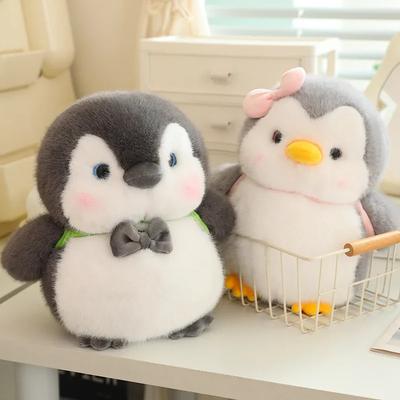 25/32 cm Weiches Fett Pinguin Plüsch Spielzeug Gefüllte Cartoon Tier Paar Pinguin Puppe Schöne Kinder Baby Mädchen Weihnachten geburtstag Geschenk