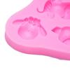 3pcs Animal Head Shape Fondant Pattern Molds Mixed Shape Cake Decoration Molds  For DIY Cake Fondant