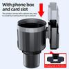 New Multi-purpose Car Cup Holder with Phone Box and Card Slot Modified Coaster for Automotive Use Drink Rack Cup Holder