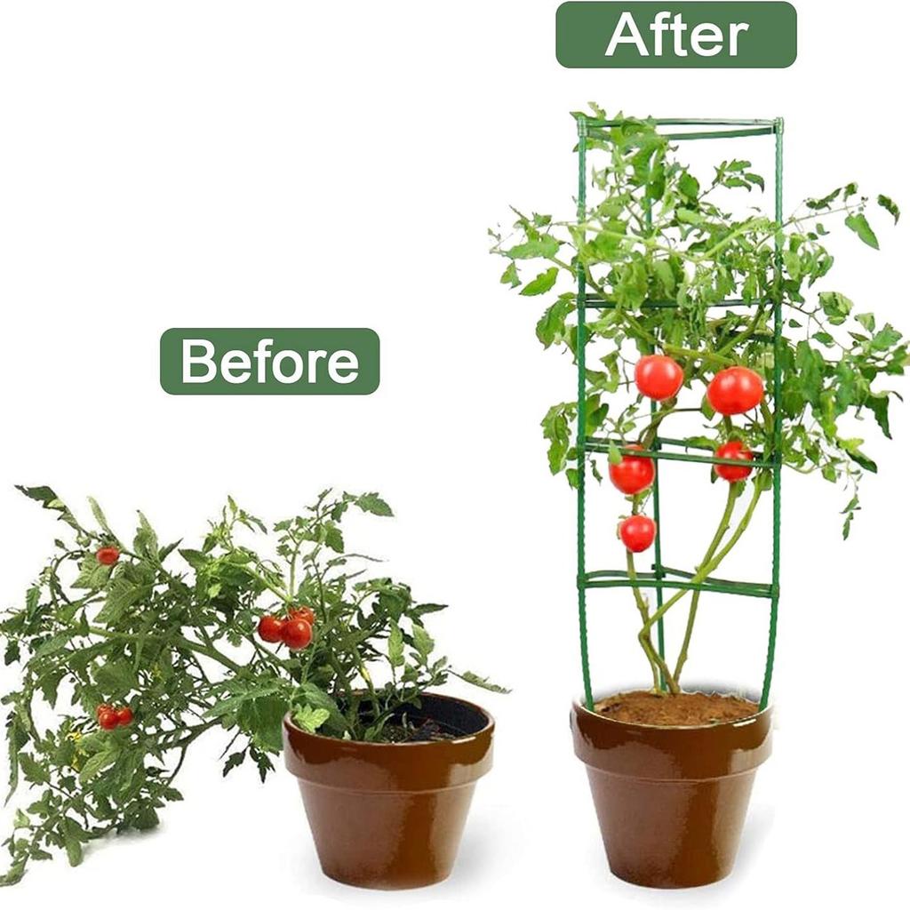 36Pcs Stake Arms for Tomato Cage 11.8inch Expandable Trellis Connectors for Climbing Plant Tomatoes Stakes Vegetables