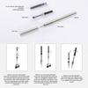 Stainless Steel Fountain Pen 0.38/0.5mm Writing Pen Simple Calligraphy Pen  Students