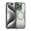 Luxury For Magsafe Wireless Charge Magnetic Case For iPhone 16 15 14 Plus 13 12 11 Pro Max Shockproof Armor Carbon Fiber Cover