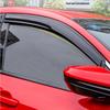 Honda Civic Rain Guards: Fits Hatchback & Sedan - Window Eyebrows & Deflectors