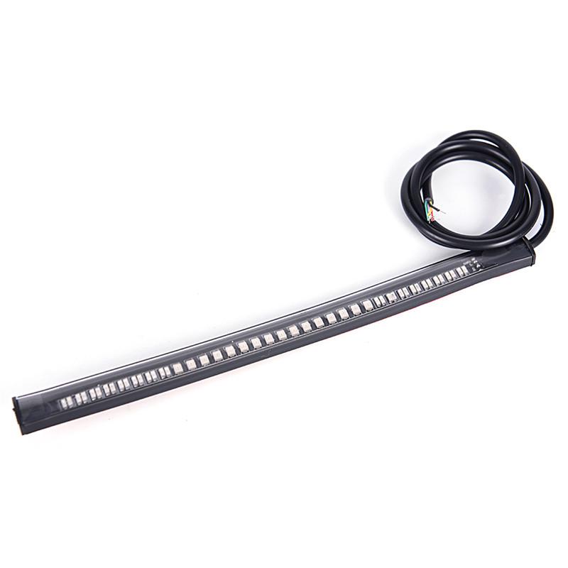 48 Smd Led Motorcycle Motorbike Tail Brake Stop Turn Signal Strip Stop Light
