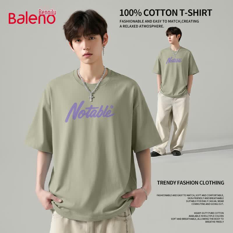 Baleno Men s Pure Cotton Short Sleeve T-Shirt with JPB Graphic M