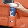 High Quality Car Water Cup Box Back Seat Drink Rack Storage Leather Accessories For BMW E39 F30 E36 E87 E90 X1 X3 X4 X5 M1 M2 M3