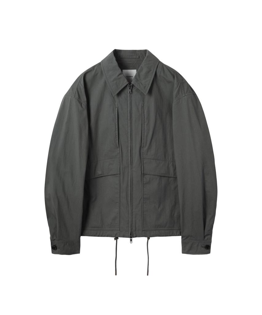 Customellow Black Collar Blouson C9Uam25113Gyx