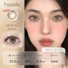 FUNSACHY 2pcs Blue Contact Lenses for Eye Natural Beauty Colorful Lense Beauty Cosmetics Pupils Yearly Use