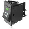 4PCS Fog Light Toggle Rocker Switch, 12V 35A 4 Pin SPST ON Off LED Fog Light Rocker Switches, Universal Automotive Rear Front Fog Lamp Toggle Switch