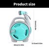 Retractable 50FT Garden Hose Reel Design with Multi Pattern Nozzle for Patios Use Water Hose