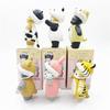 Adorable Pvc Cat Figurine With Cow Headgear Collectible Blind Box Toy 8-9cm