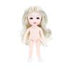 16cm Articulated Fashion Doll 13 Movable Joints Nude Unfinished Body DIY Dress Up Toy Ideal Gift for Girls