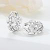 S925 Sterling Silver Minimally Designed Earrings Hoop Earrings Women Jewelry Original Trendy Anniversary Gifts