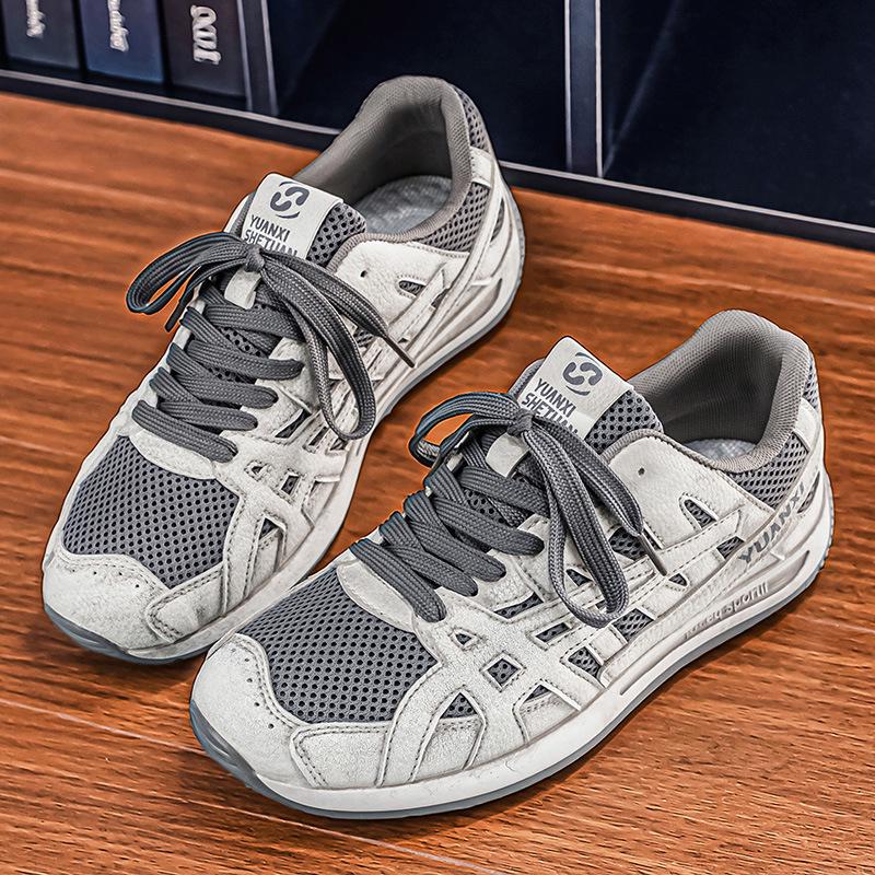 Men s Summer Breathable Mesh Casual Sports Shoes with Thin, Soft Soles 40
