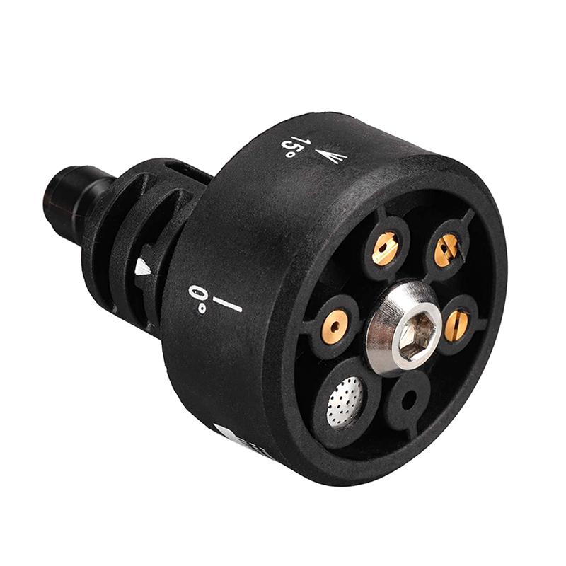 6 In 1 200 Bar Adjustable Nozzle For 1/4inch High Pressure Cordless Washer Cleaner Water Gun Parts Hose Nozzle Plastic