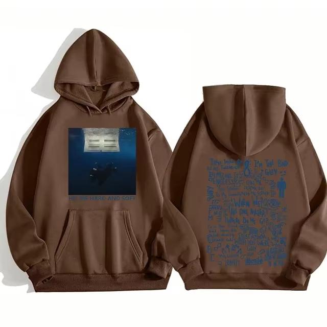 

2024 New Hit Me Hard and Soft Tour Hoodies Streetwear Men Women Fashion Vintage Sweatshirts Casual Oversized Pullovers Fans Gift L