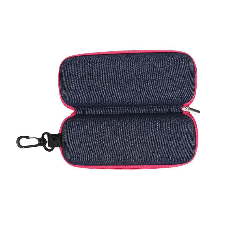 1PC Portable Eyewear Cases Cover Sunglasses Hard Case For Women Men Glasses Box With Lanyard Zipper Eyeglass Cases Protector