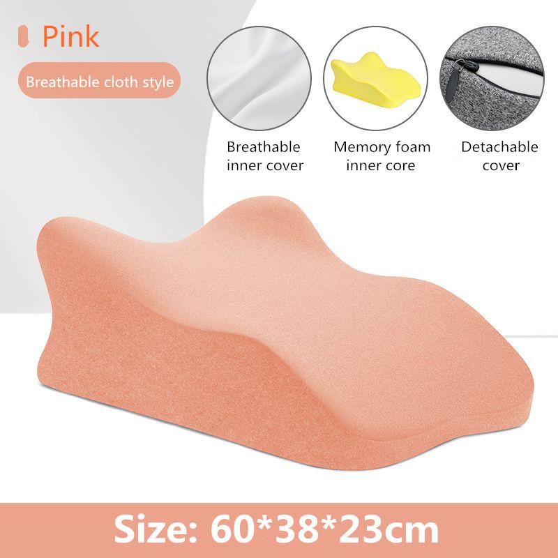 Подушка для сна, лежащая кровать, артефакт, многофункциональная, лежащая на животе, подушка для сна, играющая, играющая, играющая, играющая, играющая, играющая, играющая, лежащая на спине, подушка для телефона 60x38x23CM розовый
