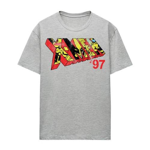 X-Men 97 Womens/Ladies Comic Logo Heather T-Shirt