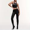 adidas Originals X Ivy Park Collaboration FW23 Solid Medium-Intensity Sports Bra Women Underwear Black IN8653