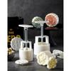 Pastry Decoration Plunger Tools Mid-Autumn Festival Mooncake Mold Hand-Pressure Cookie Stamps with Floral Sakura Patterns