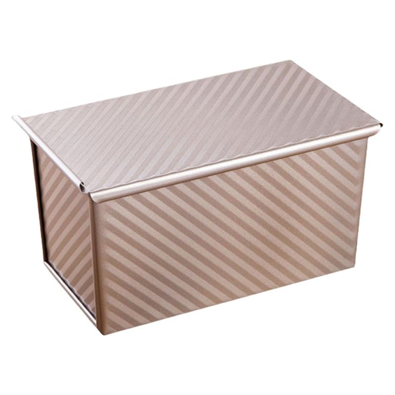 Carbon Steel Loaf Pans with Lid for Perfect Toast Bread Baking for Homemade Rectangular Bread Mould for Pastry