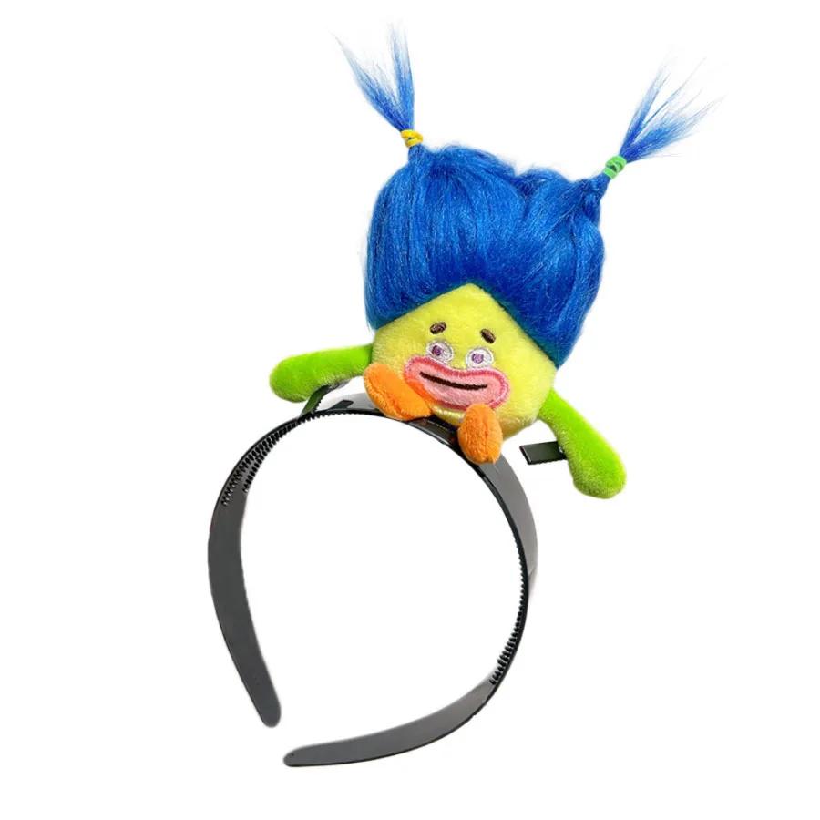 Ratatouille Mouse Head Hairband Capybara Funny Plush Hair Hoop Halloween Decor Capibara Women Hair Band Makeup Headdress Hairpin