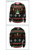 2025 Autumn Round Neck Snowman Reindeer Couple Hoodie