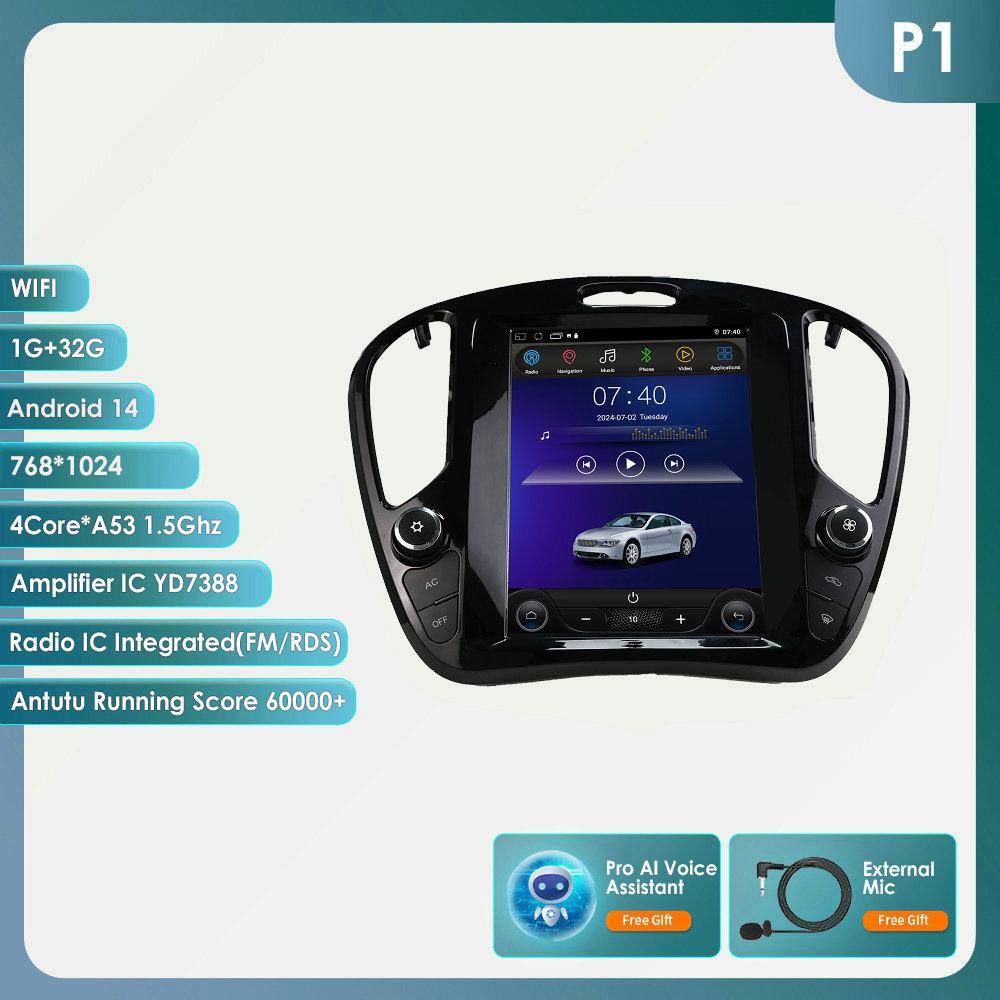 Ossuret 9.7 AI Android Car Radio Multimedia Video Player Intelligent  Auto Stereo 4G for Nissan Juke 2011-2018 for Infiniti ESQ 2014-2019 GPS Carplay