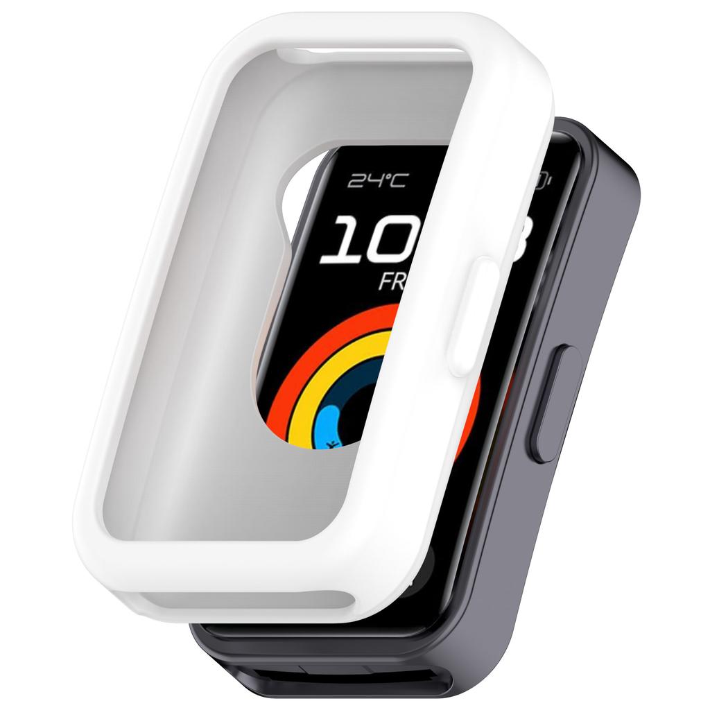 For Huawei Band 9/Band 8 Watch Case Soft Silicone Hollow Watch Frame Cover