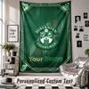 Custom Tapestry Wall Hanging, Hibernian FC Personalized Name Text Home Wall Decor