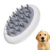 Pets Dog Shampoo Brush Cat Cleaning Brush Comb Pet Grooming Hair Removal Combs Soft Silicone Bristles Pet Wash Tools