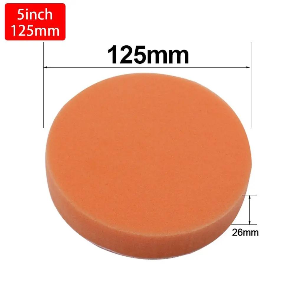 1Pcs Sponge Buffing Foam Sponge Polishing Pad Removes Scratches Polisher Drill Wheel Adapter Car Polishing Disc Flat Wavy