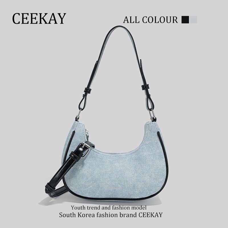 

Ceekay Original Niche Summer Fancy Underarm Bag Black