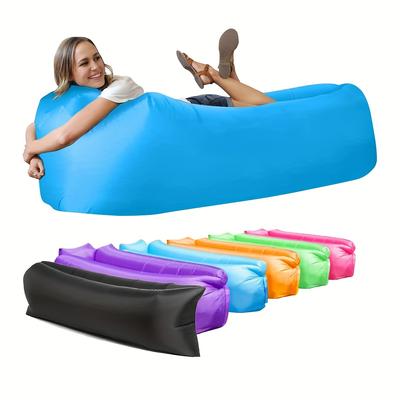 Tragbare aufblasbare Liege – wasserdicht, perfekt für Strand, Camping, Picknicks und Musikfestivals – bequemes Sofa