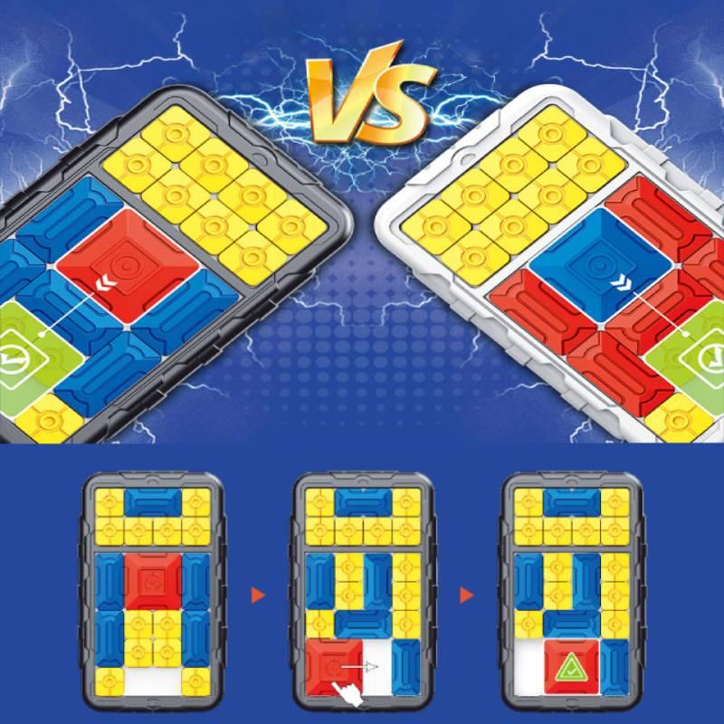 Huarong Road Sliding Puzzle Brain Teaser Toy For Kids