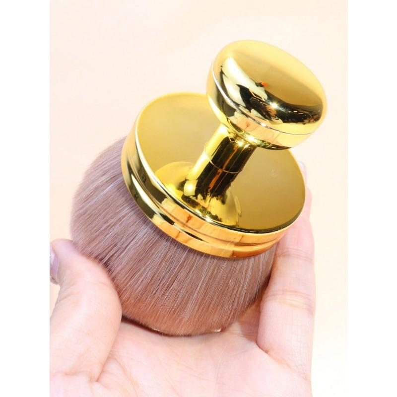 1pc Extra Large Loose Powder Makeup Brush, Soft Multifunctional Cosmetic Brush, Blush Brush, Body Brush, Nail Dust Brush, Portable Make-Up Tool