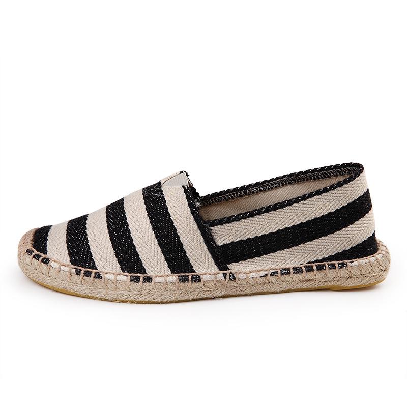 Scarpe da Uomo e da Donna in Tela e Lino Resistenti all'Usura: Scarpe da passeggio slip-on traspiranti, fatte a mano, casual