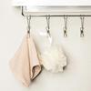 Space-Saving Multi-Purpose Hanging Stainless Steel Clip 4P Silver
