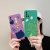 For Samsung Galaxy A21s Case Purple Lavender Flower Camera Protector Soft Phone Cover For Samsung A21s 6.5" SM-A217F A 21 s Case