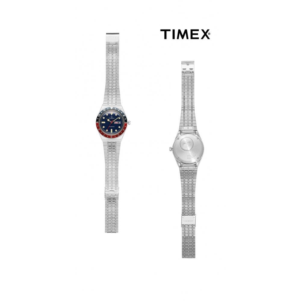 Timex Tw2t80700 Qtimax PepSi Reprint Retro Men S Metal Watch