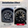 4PCS Wheel Cap for Tesla Model Y Juniper 19 Inch Crossflow Hubcap Performance Replacement Full Rim Cover Accessories 2025 2026