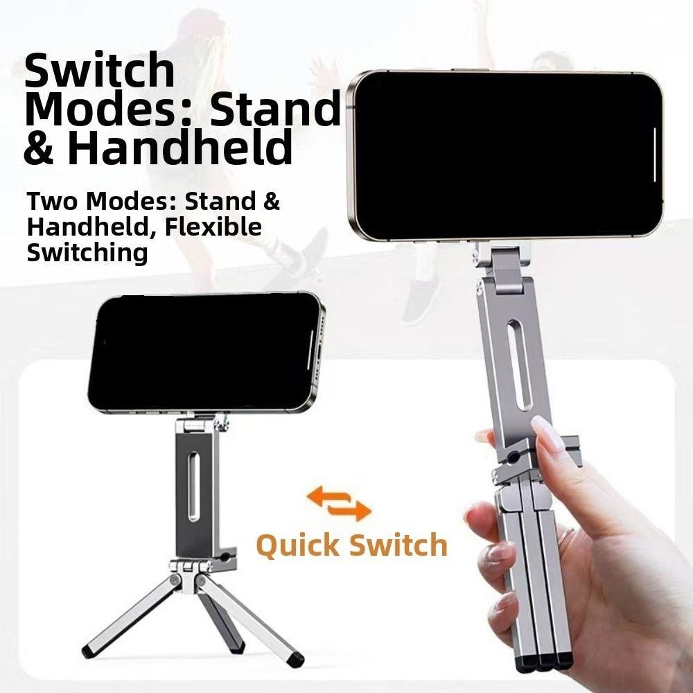 Adjustable Bracket Magnetic Phone Tripod Holder Foldable Dual-sided Magnet Tripod  Vlog