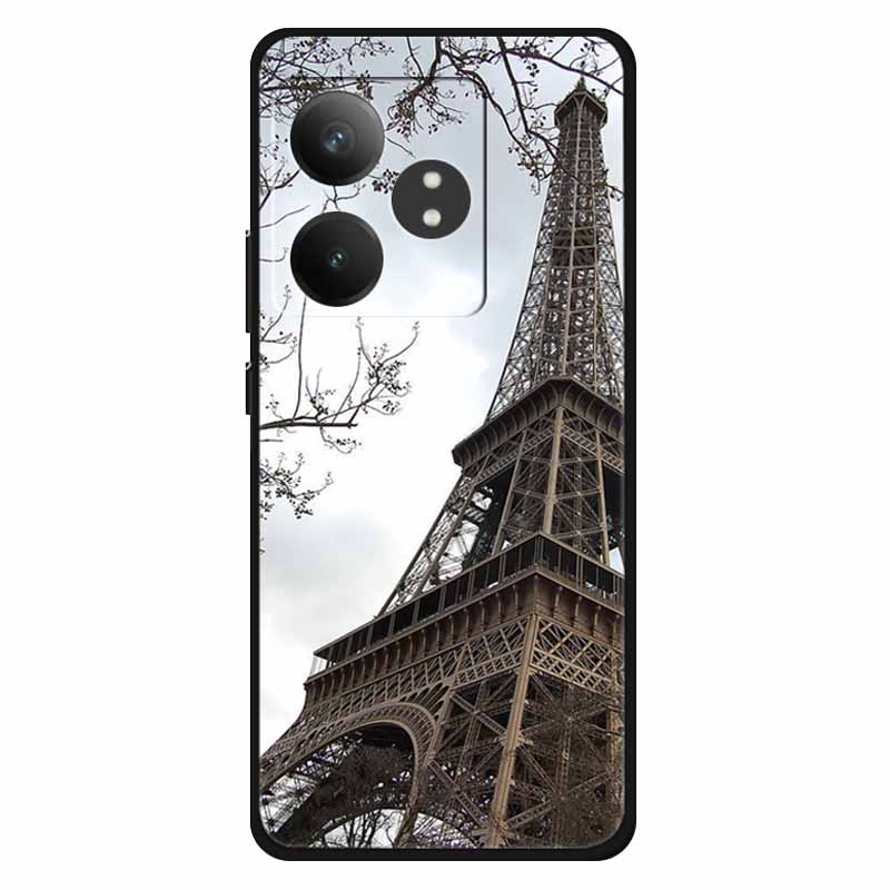 Funda For Realme GT 6T / GT 6 Cases Silicone Planet Painted TPU Soft Phone Back Cover For RMX3853 Protective Coque RMX3851  GT 6