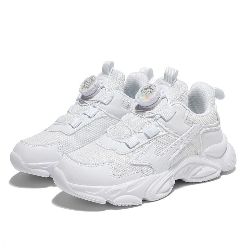 Boys 2025 Models, Medium and Older Children's Light Casual Sports Shoes, Girls' School Little White Shoes, Running Shoes, Light Models
