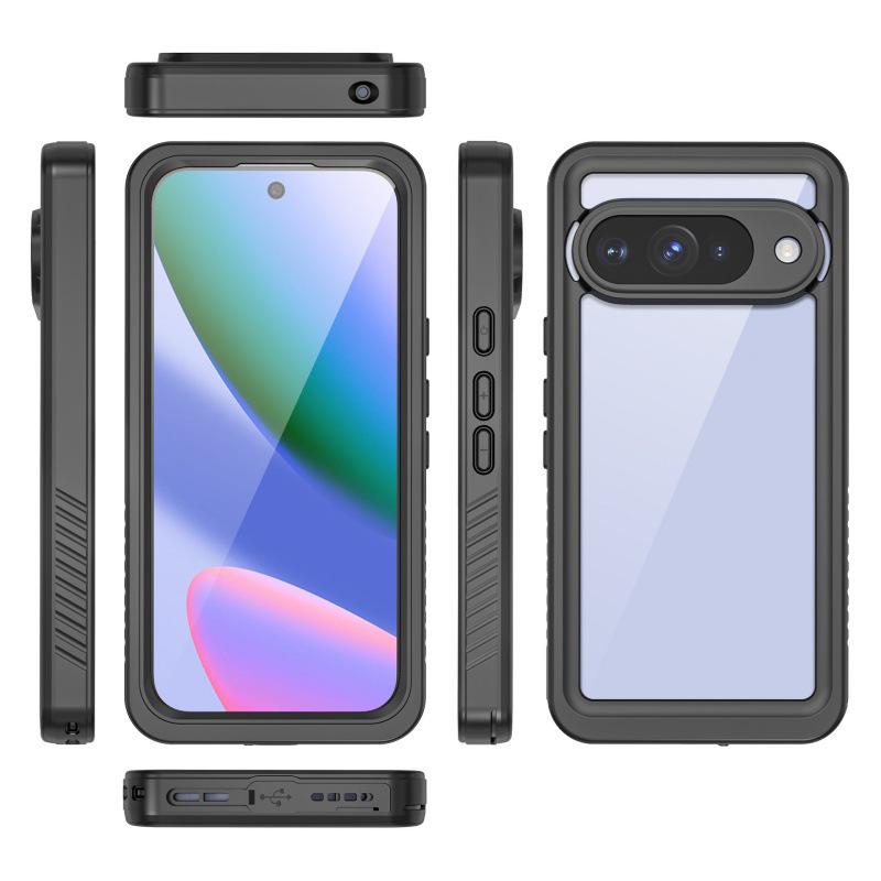 

Google Pixel 10 Pro Waterproof Transparent Dive Case – Full Coverage, Drop-proof Protection Pixel 10 Pro чёрный